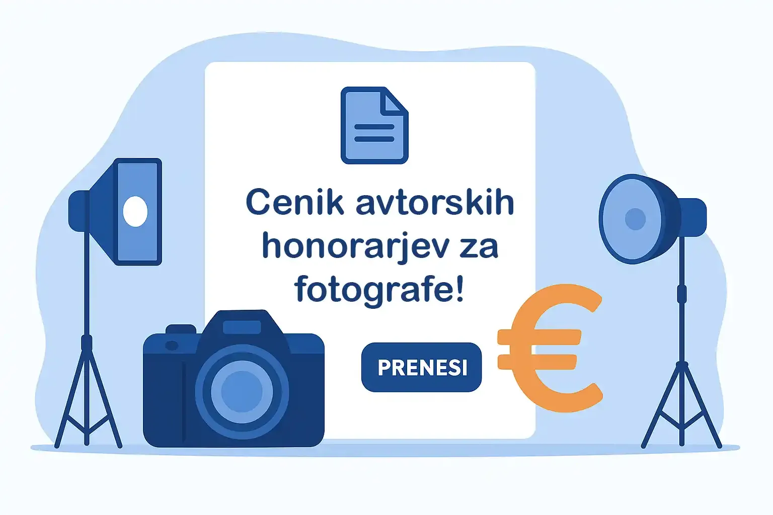 Cenik avtorskih honorarjev za fotografe